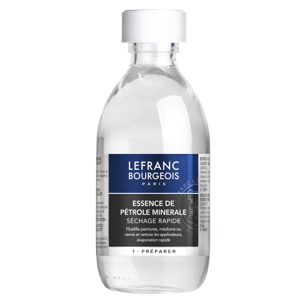 photo-Essence de pétrole minérale - Diluant - Peinture à l'huile - Lefranc Bourgeois - 250ml