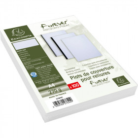 Couverture Grain Cuir Blanc Forever pas cher