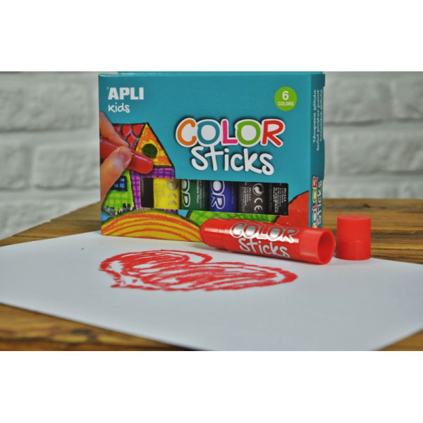Pack De 6 Tubes Gouache Solide - Couleurs Assorties - 10 Gr Apli | Surdiscount