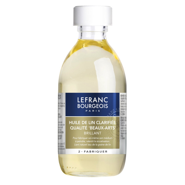 Huile De Lin Clarifiée Qualité Beaux-Arts 250Ml Lefranc Bourgeois pas cher