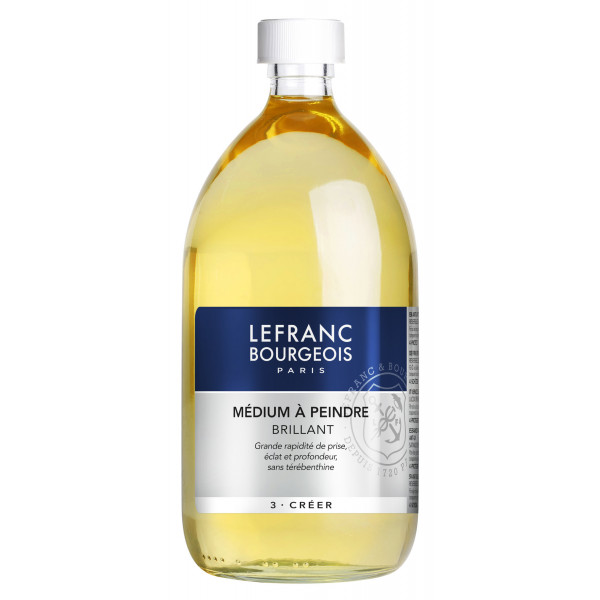 Medium A Peindre Brillant 1L Lefranc Bourgeois pas cher