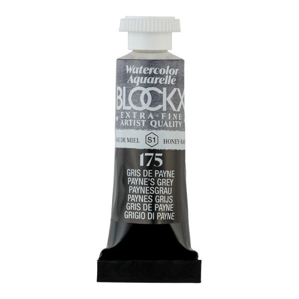 photo - Peinture aquarelle - Extra-fine - Gris de Payne - 175 - Blockx - Tube 5ml