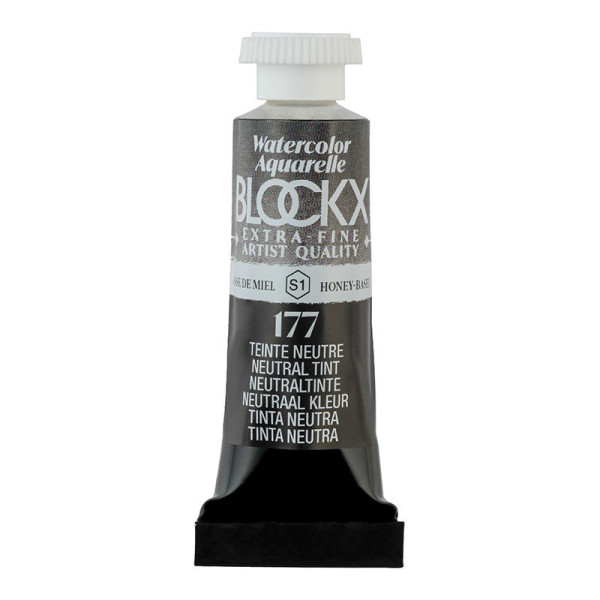 photo - Peinture aquarelle - Extra-fine - Teinte neutre - 177 - Blockx - Tube 5ml