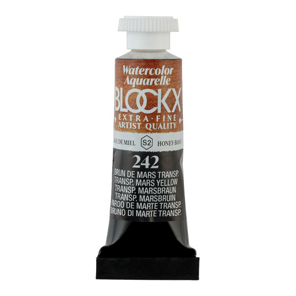 photo - Peinture aquarelle - Extra-fine - Brun Mars Transparent - 242 - Blockx - Tube 5ml