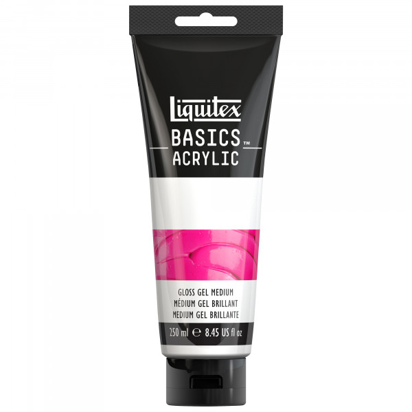 Gel Medium Brillant Tube 250 Ml Basics Acrylic Liquitex pas cher