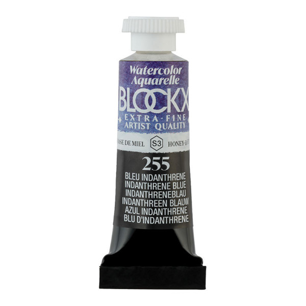 photo - Peinture aquarelle - Extra-fine - Bleu Indanthrène - 255 - Blockx - Tube 5ml