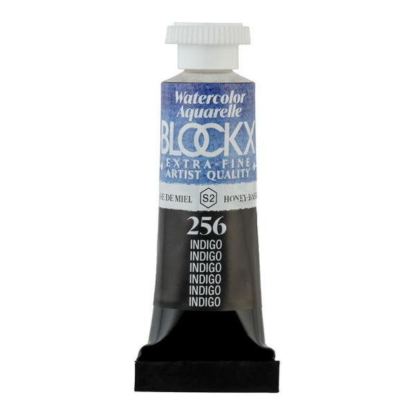 photo - Peinture aquarelle - Extra-fine - Indigo - 256 - Blockx - Tube 5ml