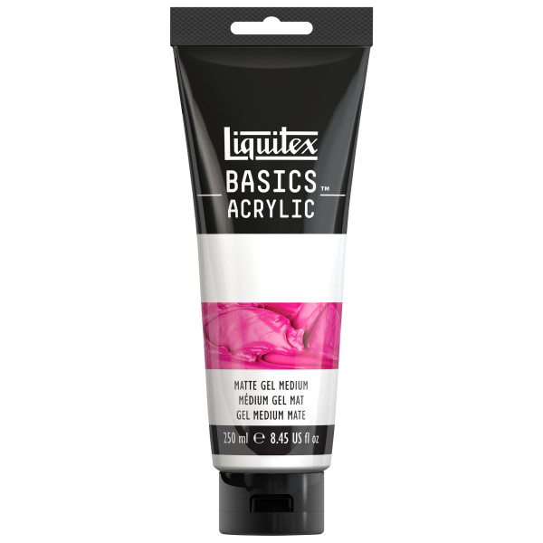 Gel Medium Mat Tube 250 Ml Basics Acrylic Liquitex pas cher