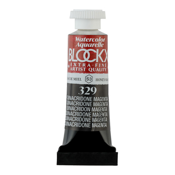 photo - Peinture aquarelle - Extra-fine - Quinacridone Magenta - 329 - Blockx - Tube 5ml