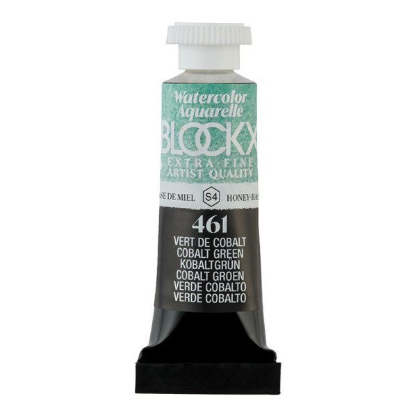 photo - Peinture aquarelle - Extra-fine - Vert de Cobalt - 461 - Blockx - Tube 5ml