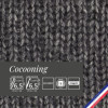 Pelote de laine - Gris - Polyester, laine, acrylique - Bergère de France - Cocooning