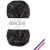 photo - Pelote de laine - Noir - Polyester, laine, acrylique - Bergère de France - Cocooning