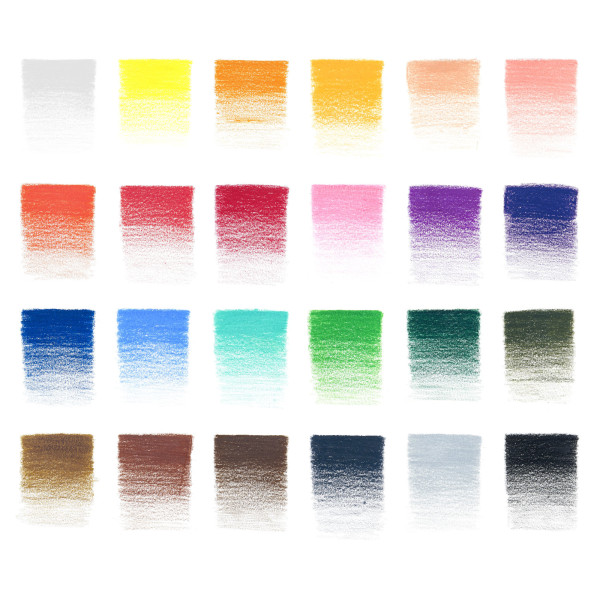 Set De 24 Crayons Couleur Studio Collection Winsor Et Newton | Surdiscount