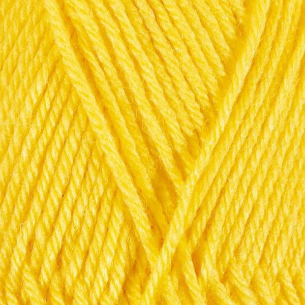 Pelote de laine - Jaune - 50% Laine 50% acrylique - Bergère de France - Idéale 4