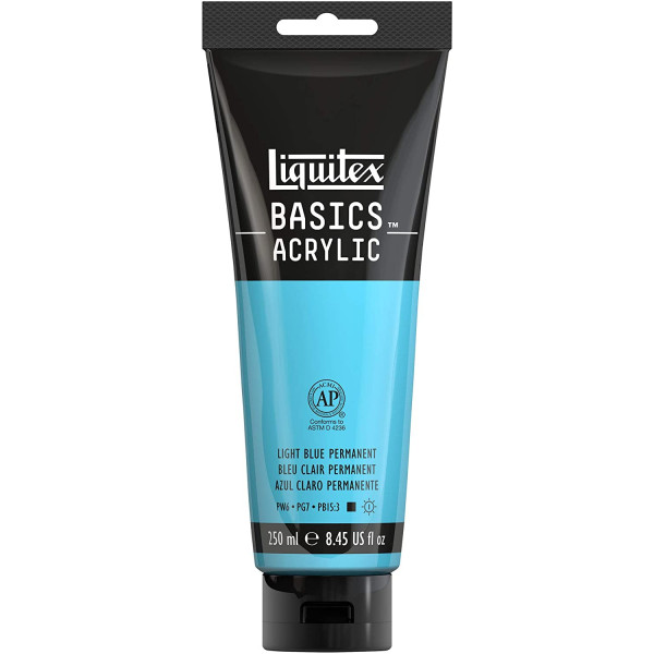 Peinture Acrylique en tube - bleu clair - Liquitex Basics pas cher-13761