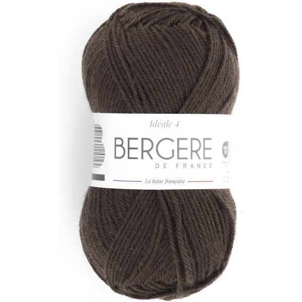 photo - Pelote de laine - Cacao - 50% Laine 50% acrylique - Bergère de France - Idéale 4