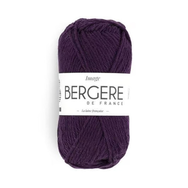 photo - Pelote de laine - Violet - 50% Laine mérinos 50% acrylique - Bergère de France - Image