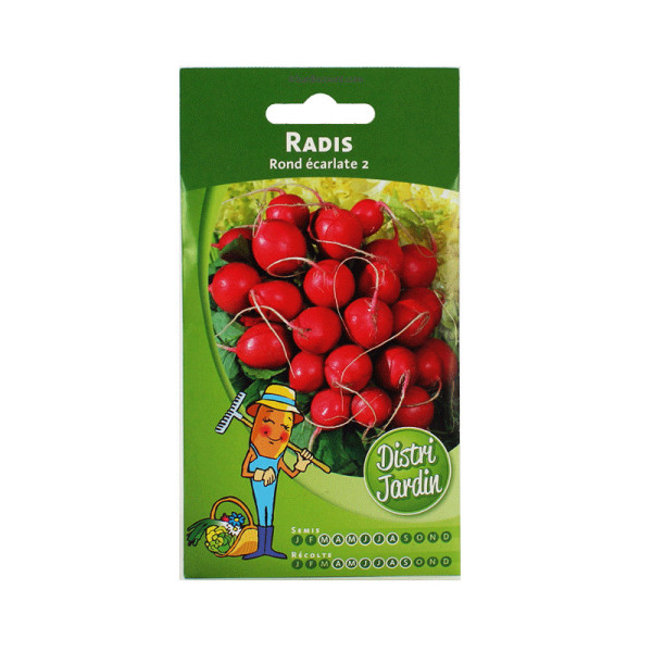 Sachet De Graines Radis Rond Écarlate pas cher