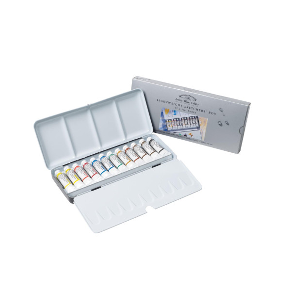Boîte En Métal Aquarelle Extra-Fine - 12 Tubes De 5 Ml - Winsor Et Newton | Surdiscount