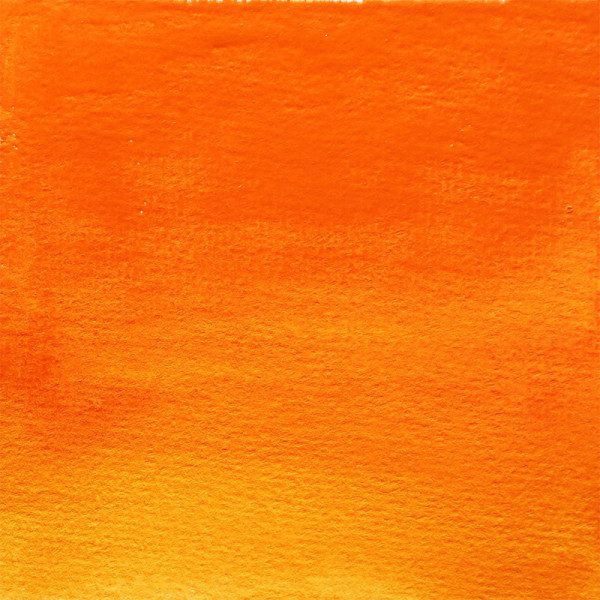 Peinture aquarelle - Extra-fine - Orange permanent - 218 - Blockx - Demi-godet
