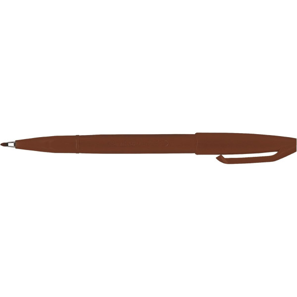 photo - Stylo-feutre - Pointe acrylique - 2mm - Marron - Pentel - S520