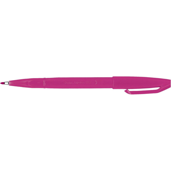 photo - Stylo-feutre - Pointe acrylique - 2mm - Rose - Pentel - S520