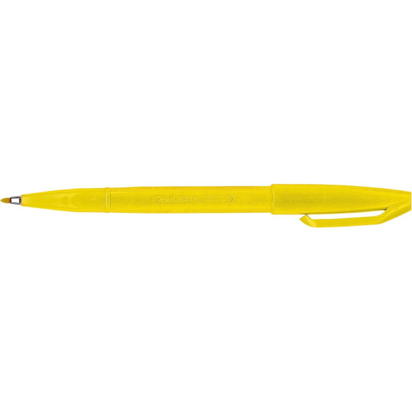 photo - Stylo-feutre - Pointe acrylique - 2mm - Jaune - Pentel - S520
