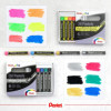 Boite de 12 Pastels à l'huile - Métallisé - Fluorescent - Pentel Art