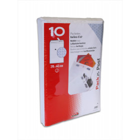 10 Pochettes Bulles D'Air 290X445 Mm (J) Autocollante - Gpv pas cher