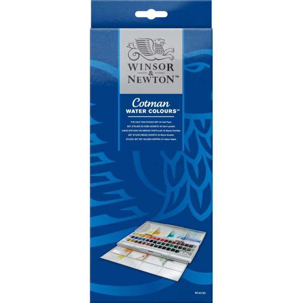 Boîte De 45 Demi-Godets Aquarelle Fine Cotman - Winsor Et Newton pas cher