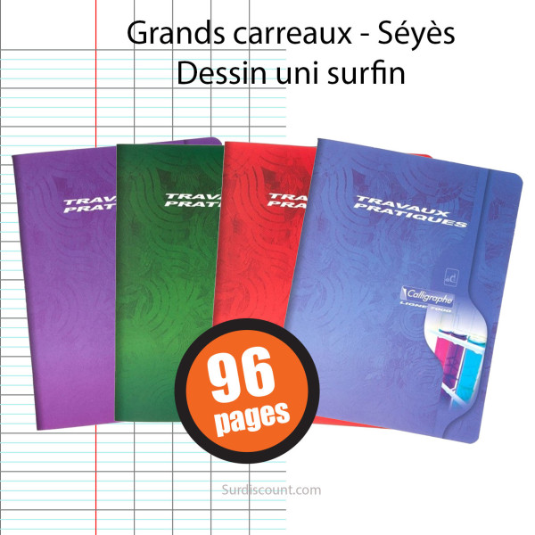 Acheter Cahier De Travaux Pratiques 24X32 96P Calligraphe