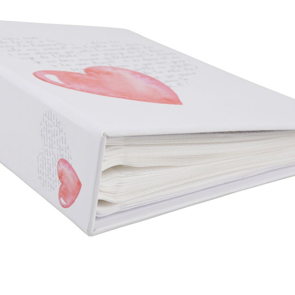 Album Photos 100 Pochettes Ostaria Motif Coeur | Surdiscount