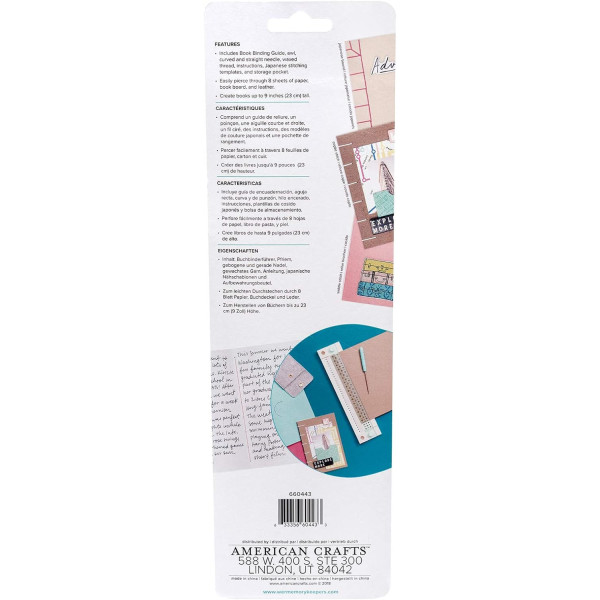 Kit pour faire des reliures - Bullet journal - Livre - Album - Scrapbooking - Loisirs créatifs
