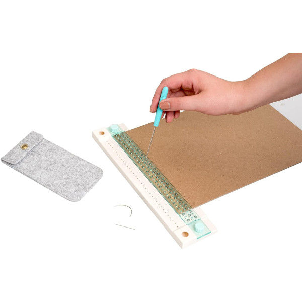 Kit pour faire des reliures - Bullet journal - Livre - Album - Scrapbooking - Loisirs créatifs