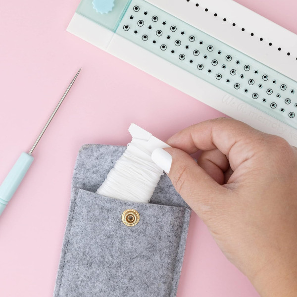 Kit pour faire des reliures - Bullet journal - Livre - Album - Scrapbooking - Loisirs créatifs