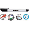 Lot De 10 Feutres Pour Tableau Blanc Pointe Fine - Kores | Surdiscount
