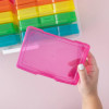 Boîte de rangement - Plastique - Inclus 16 petites boîtes colorés - 38x30x13cm