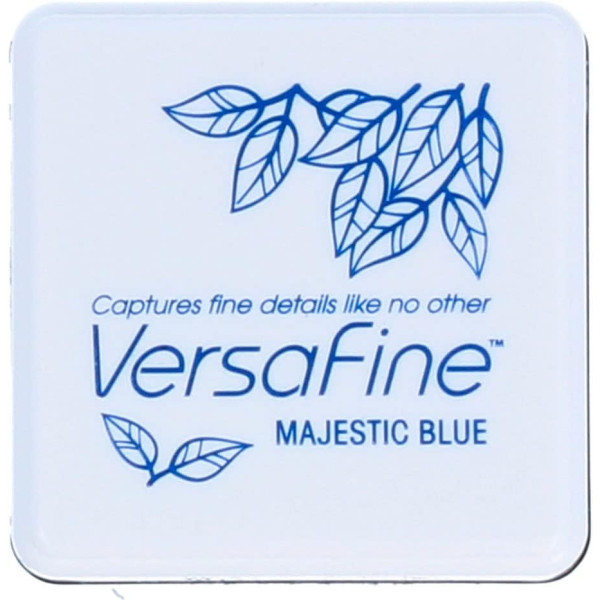 Mini Encreur - Motifs détaillés - Aquarelle - Bleu majestueux - VersaFine - Tsukineko
