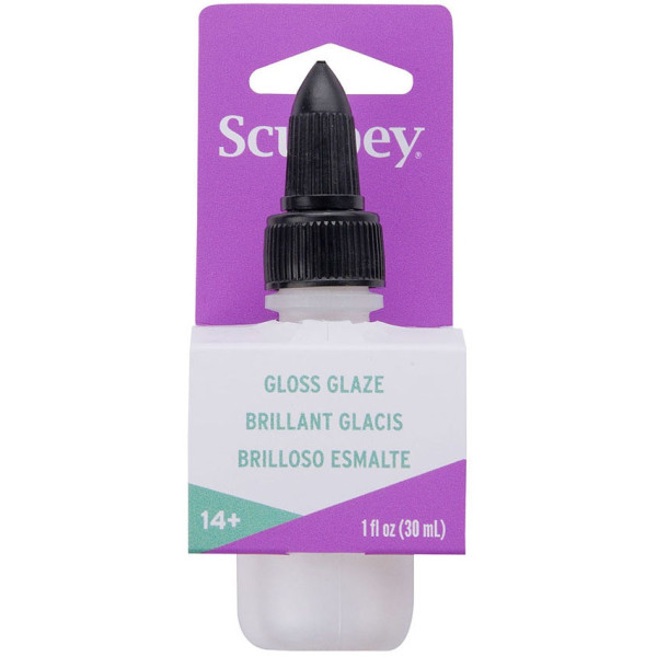 Vernis brillant - Pour pâte à modeler cuite - Pâte polymère - Flacon de 30ml