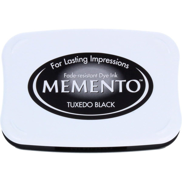 Encreur - Séchage rapide - Aquarelle - Noir tuxedo - Memento - Tsukineko