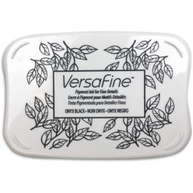 Encreur - Motifs détaillés - Aquarelle - Noir Onyx - VersaFine - Tsukineko