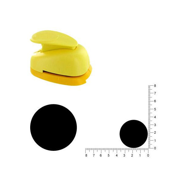 Maxi perforatrice - Forme de cercle - Scrapbooking - Loisirs créatifs - 3.8 cm