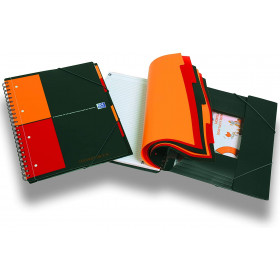 Bloc Organiserbook 3 En 1 230X297 A4+ Petits Carreaux 5X5 160P Oxford | Surdiscount