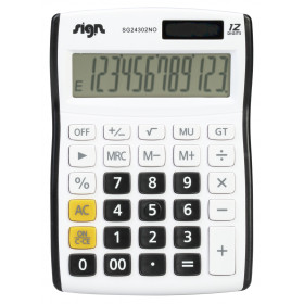 Calculatrice Semi Bureau Sign pas cher