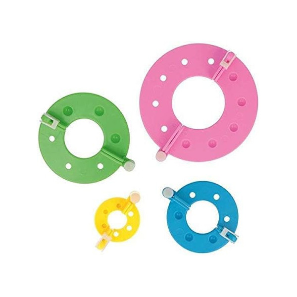 Appareil pour faire des pompons - 4 dimensions différentes - Loisirs créatifs - Artemio