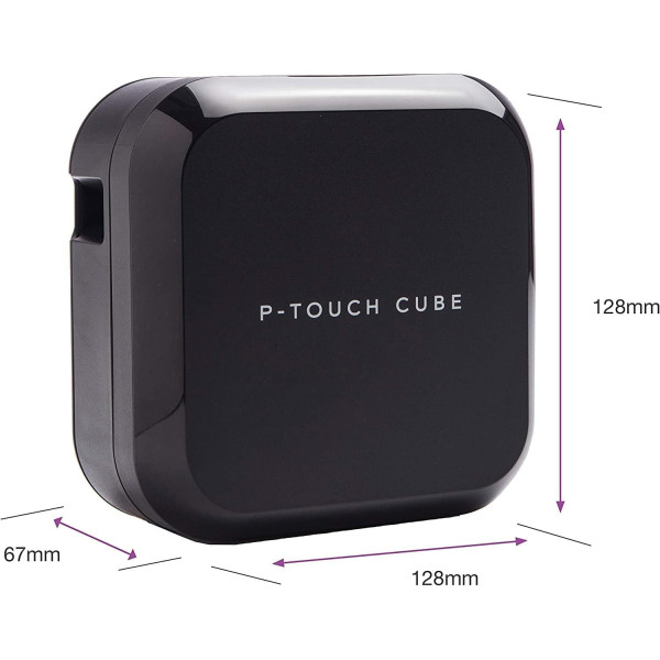 Imprimante étiquettes - Brother - P-TOUCH CUBE PLUS - Portable - Bluetooth