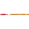 STYLO BILLE CRISTAL ORIGINAL FINE ROUGE BIC pas cher