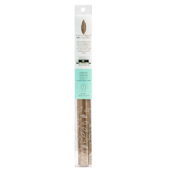 Rouleau de feuille thermique métallisée - Champagne - 12x96cm - Foil Quill - We'R