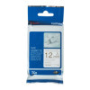 Cartouche pour étiqueteuse - Brother - TZe-R234 - Tissu fond blanc écriture or - 12mm