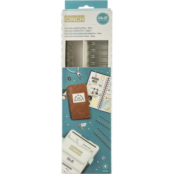 Spirales de reliure - Argent - 2,5cm diamètre - Album, carnet, journal - Scrapbooking